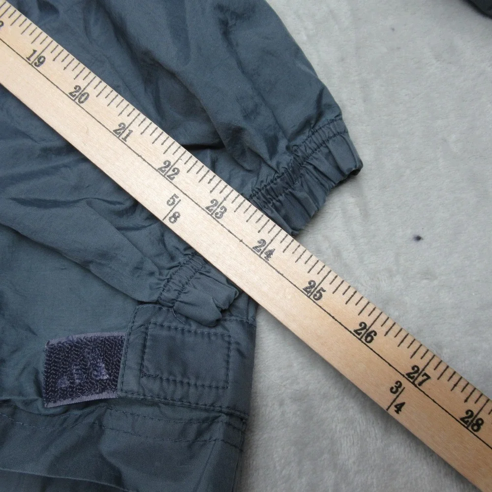 Adidas Jacket Mens Medium Grey Full Zip Light Pack Rain Jog‎ Windbreaker VTG 90s